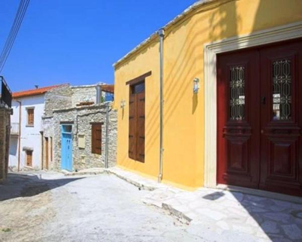 Redblue Door Two Traditional Listed Houses Pano Lefkara Exterior foto